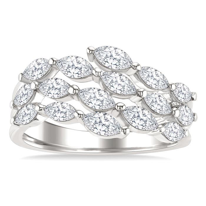 Serenity Diamond Ring in Metal