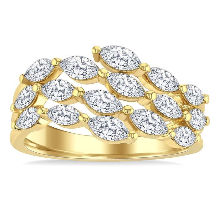 Serenity Diamond Ring in Metal
