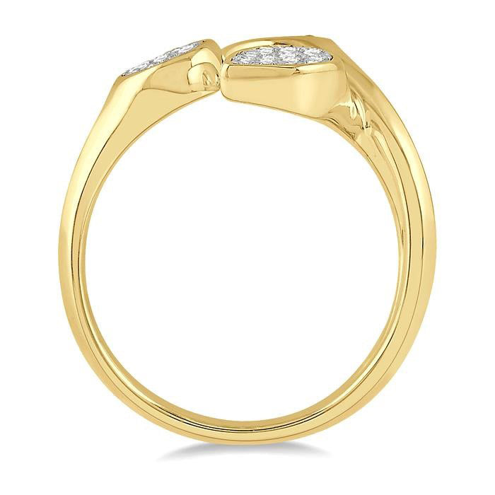 Mixed Shape Shine Bright Diamond Fashion Open Ring