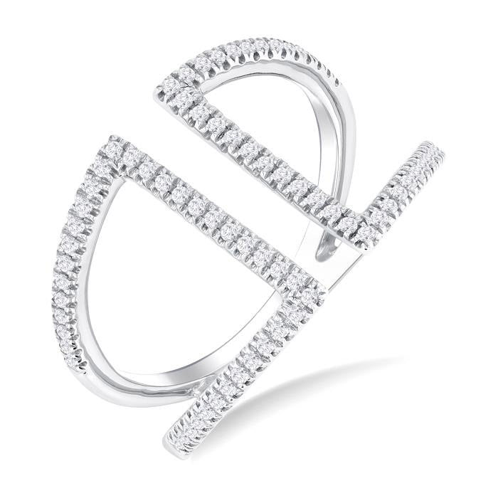 Mystique Diamond Ring in Metal