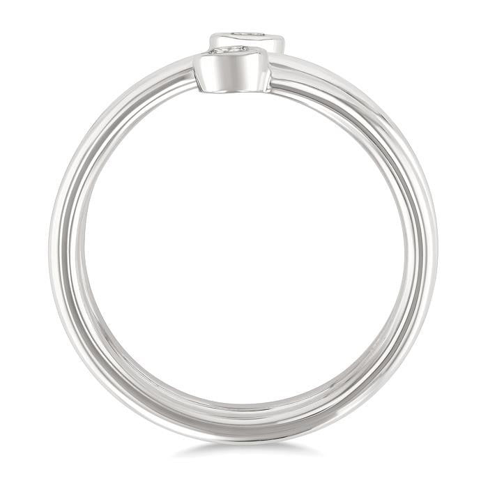 Velour Diamond Ring in Metal