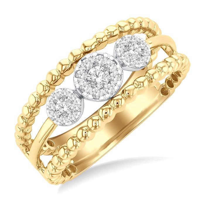 Mystique Diamond Ring in Metal