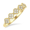 Clover Cluster Diamond Ring