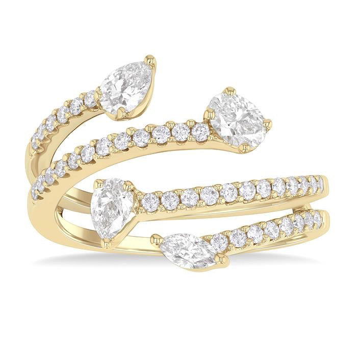 Harmony Diamond Ring in Metal