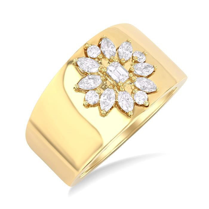 Heritage Diamond Jewelry in Yellow Gold
