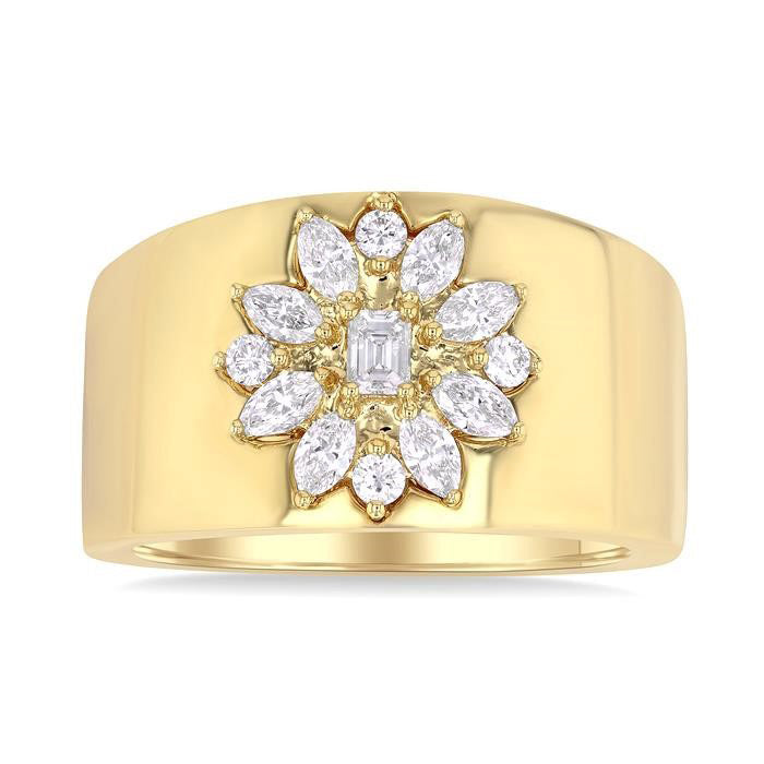 Heritage Diamond Jewelry in Yellow Gold