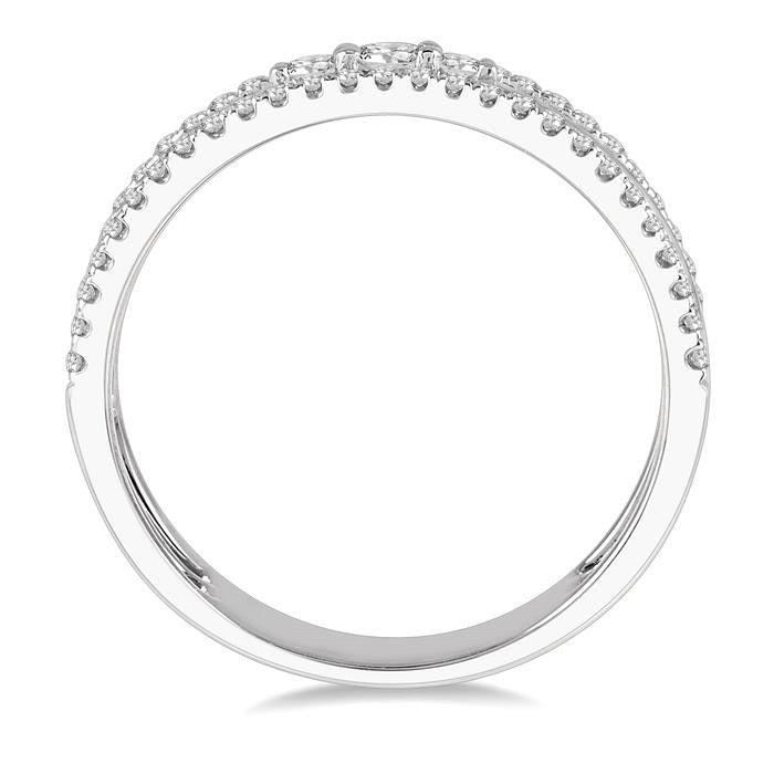LinLux AeVio VerOraIon 14K White Gold Diamond Ring