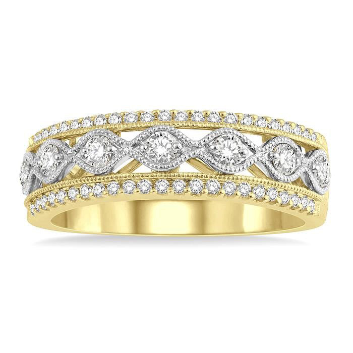 Bastet Topaz Diamond Ring