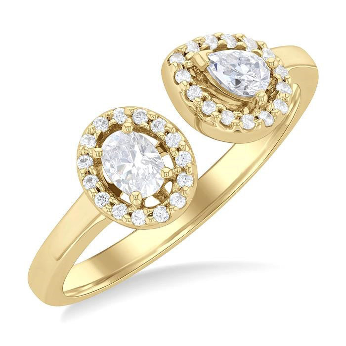 Velour Diamond Ring in Metal