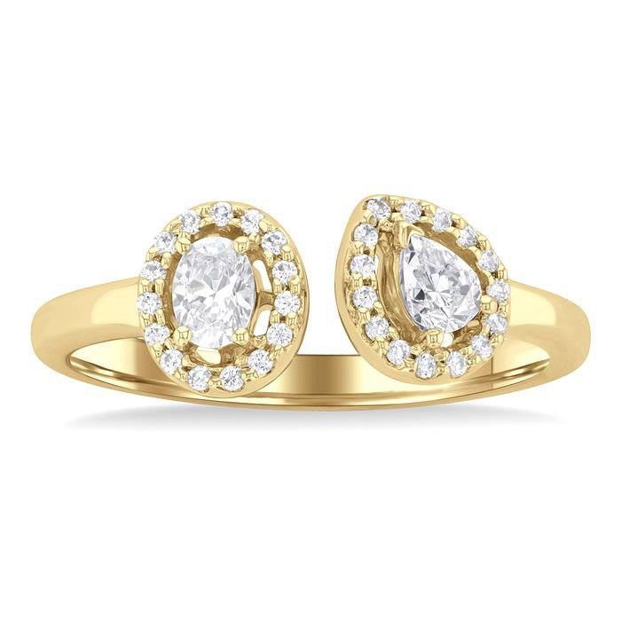 Velour Diamond Ring in Metal