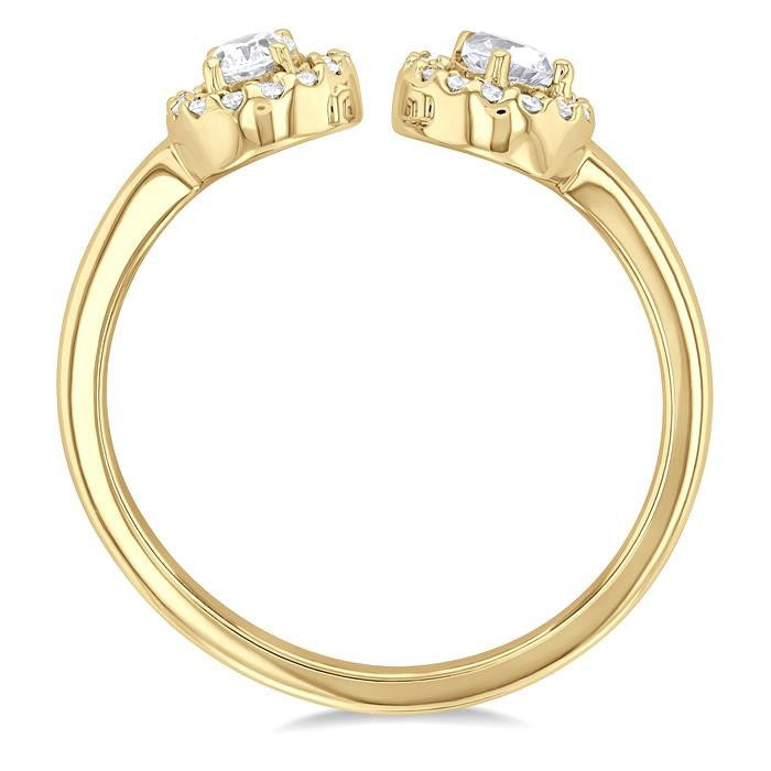 Velour Diamond Ring in Metal