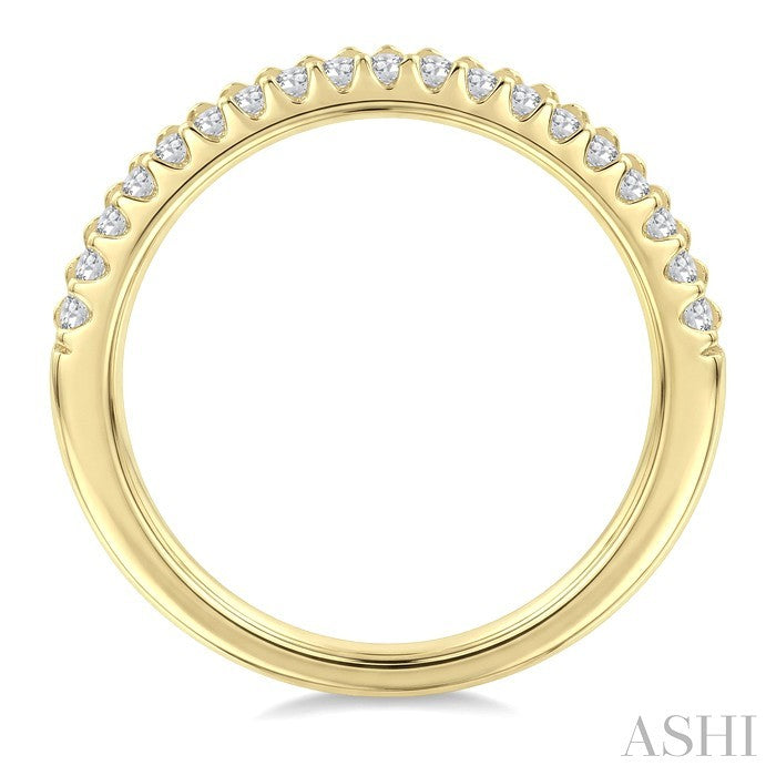 1/2 Ctw Round Cut Diamond Pirouette Fashion Ring in 14K Yellow Gold