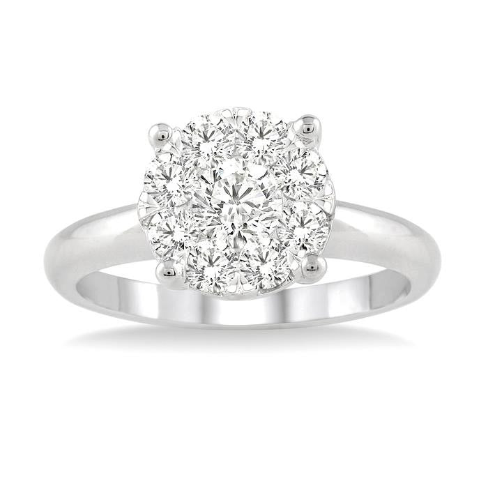Rain Glow Diamond Engagement Ring
