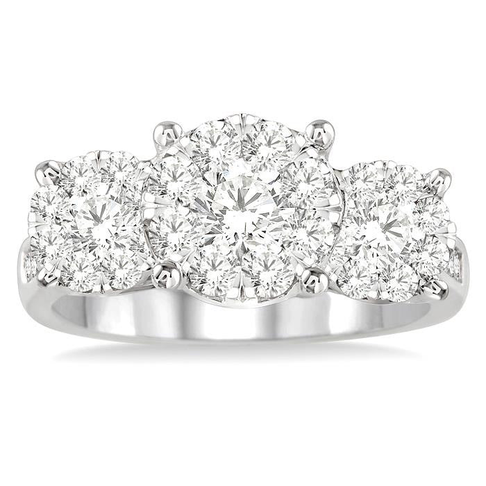 Demeter Wreath Diamond Engagement Ring