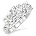 2 Ctw Shine Bright Round Cut Diamond Ring in 14K White Gold