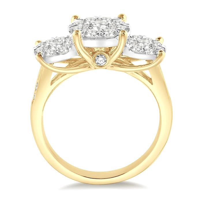 Shine Bright AeCaAe ElZenVio 14K White Gold Diamond Ring