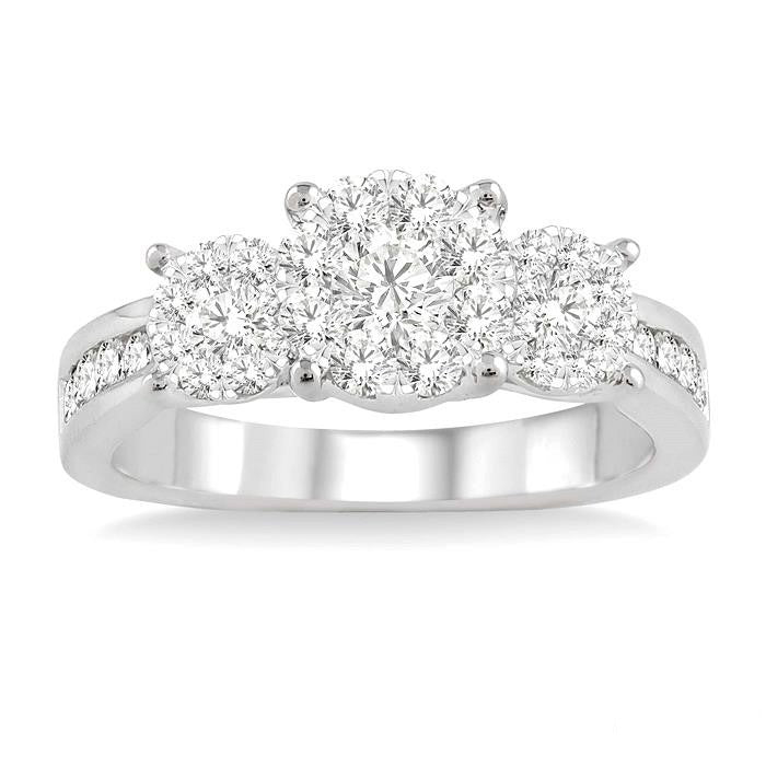 Past Present & Future Shine Bright Diamond Ring