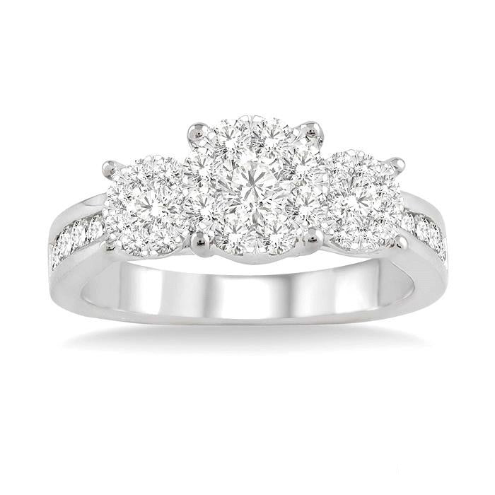 Past Present & Future Shine Bright Diamond Ring