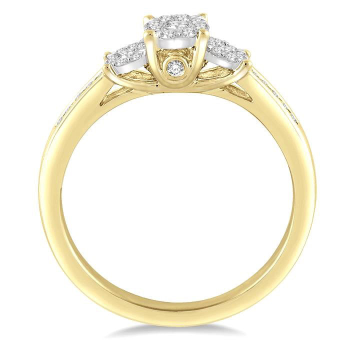 Past Present & Future Shine Bright Essential Diamond Ring