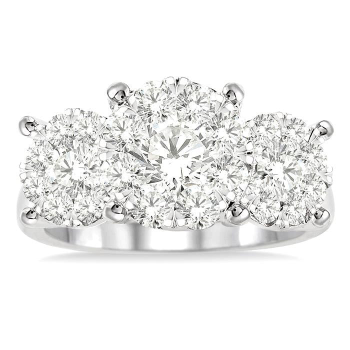 3 Stone Shine Bright Essential Diamond Ring
