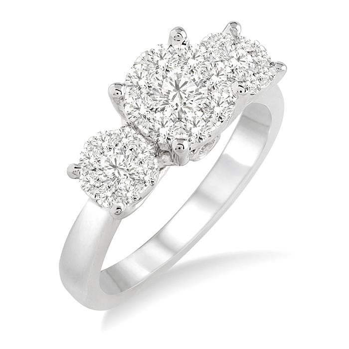 3 Stone Shine Bright Essential Diamond Ring