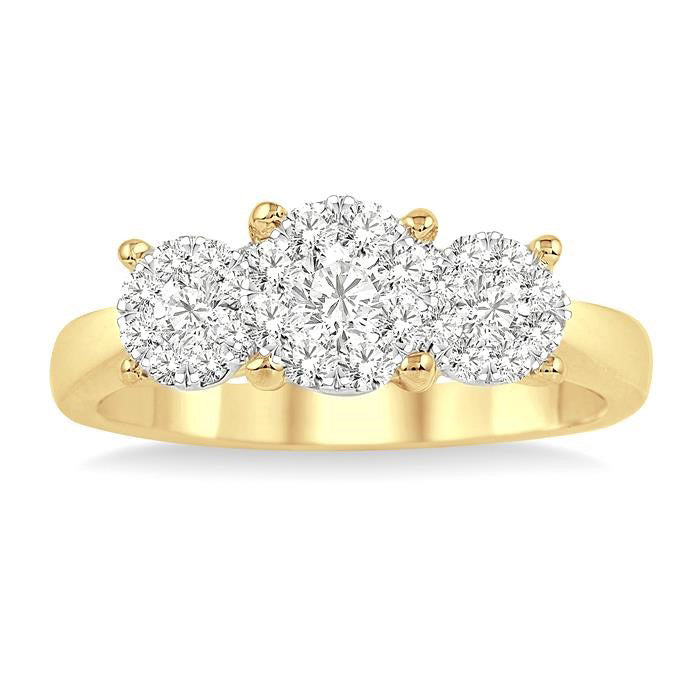 Kukulkan Silhouette Diamond Engagement Ring