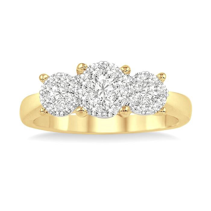 3 Stone Shine Bright Essential Diamond Ring