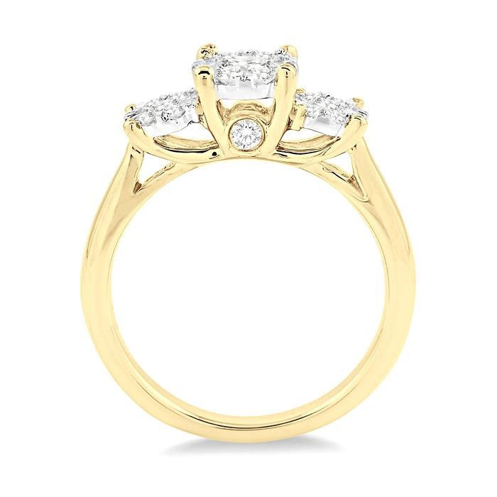 3 Stone Shine Bright Essential Diamond Ring