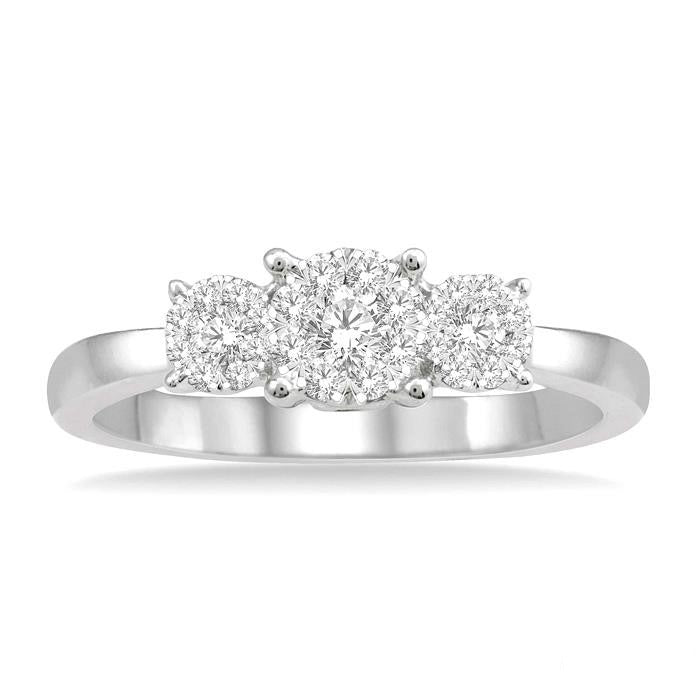 Past Present & Future Shine Bright Essential Diamond Ring