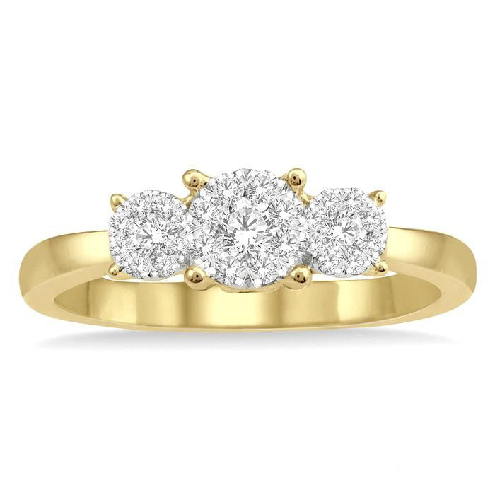 Past Present & Future Shine Bright Essential Diamond Ring