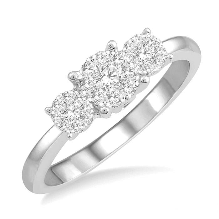 Past Present & Future Shine Bright Diamond Ring