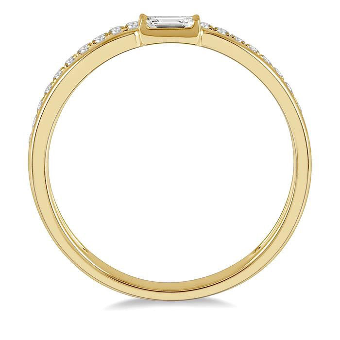 Thistle Aureole Diamond Ring