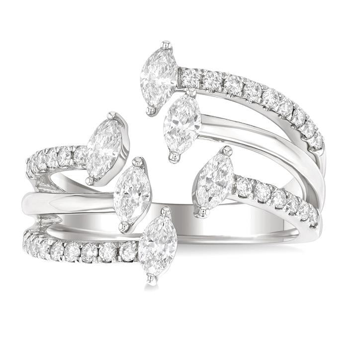 Aurora Diamond Ring in Metal