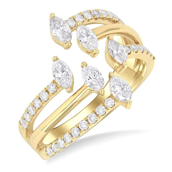 Harmony Diamond Ring in Metal