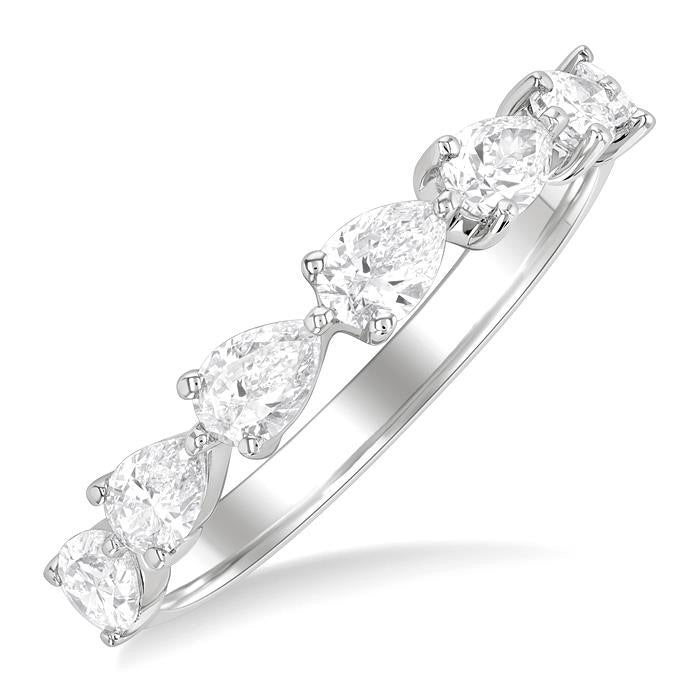 ThSolVer 14K White Gold Diamond Ring