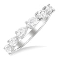 ThSolVer 14K White Gold Diamond Ring