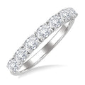 1 Ctw East-West Oval Cut Diamond Fashion Band in 14K White Gold