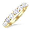 1 Ctw East-West Oval Cut Diamond Fashion Band in 14K Yellow Gold
