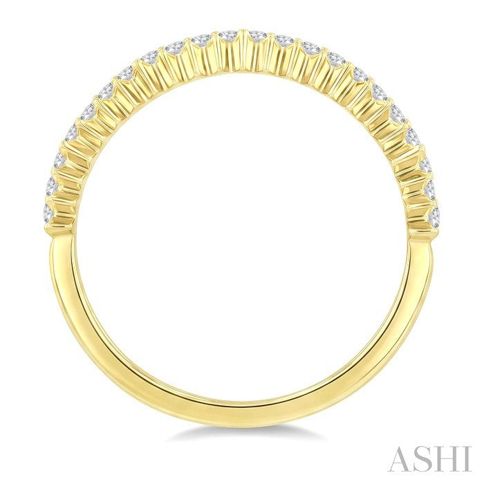 1/10 Ctw Round Cut Diamond Pirouette Fashion Ring in 10K Yellow Gold