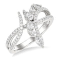Serenity Diamond Ring in Metal