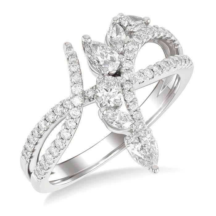 Serenity Diamond Ring in Metal