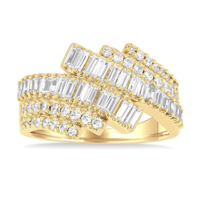 Velour Diamond Ring in Metal