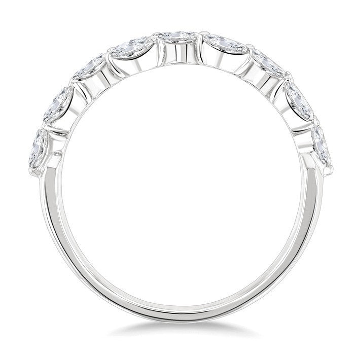 1/2 Ctw Scatter Marquise Cut Diamond Fashion Band in 14K White Gold