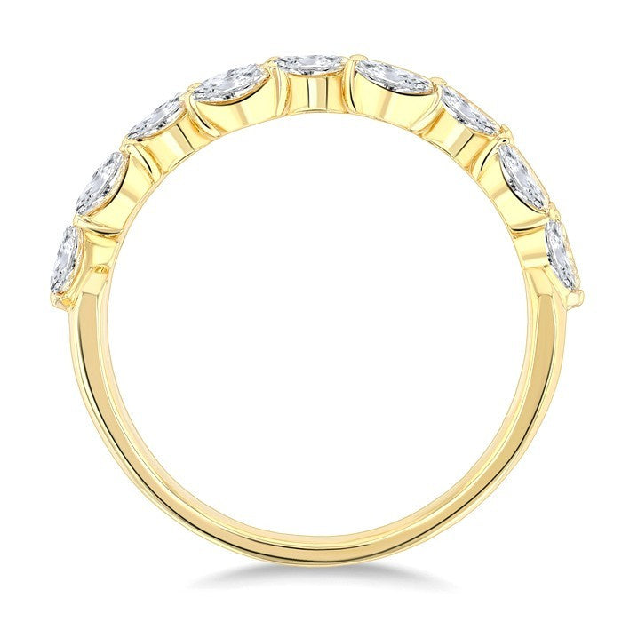 1/2 Ctw Scatter Marquise Cut Diamond Fashion Band in 14K Yellow Gold