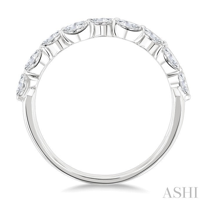 1/2 Ctw Scatter Marquise Cut Diamond Fashion Band in 14K White Gold