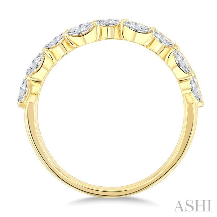 1/2 Ctw Scatter Marquise Cut Diamond Fashion Band in 14K Yellow Gold