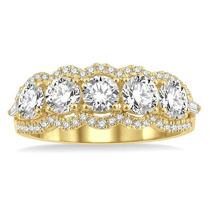 Serenity Diamond Ring in Metal