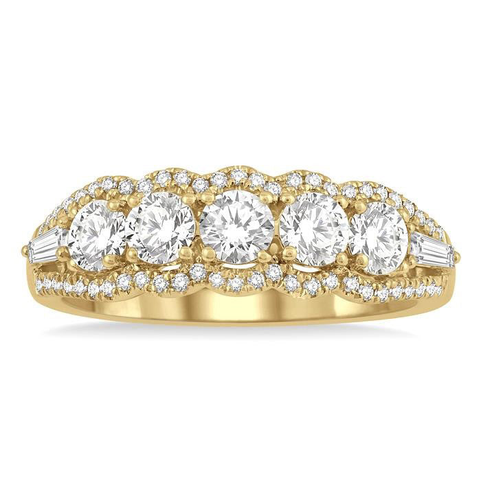 Ganesha Wreath Diamond Ring