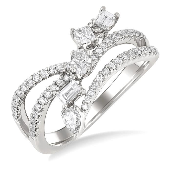 Harmony Diamond Ring in Metal