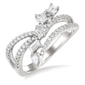 Harmony Diamond Ring in Metal